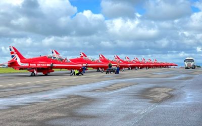 Cardiff hosting the RAF Typhoon Display Team and Red Arrows